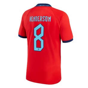 Maillot de foot Angleterre Jordan Henderson #8 Extérieur Monde 2022 Manches Courte